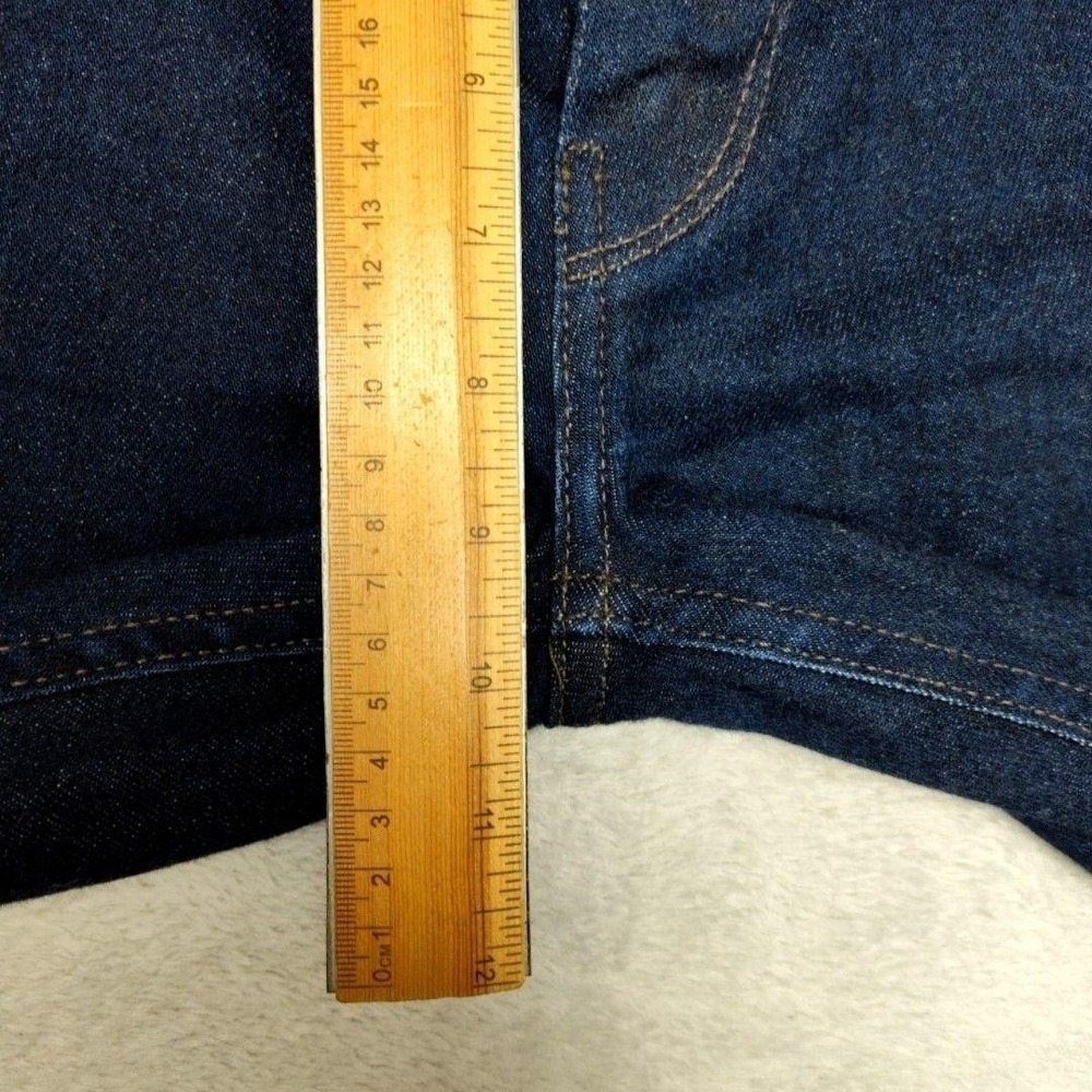 Paige Jeans Womens 30 Dark Wash Lennox Straight Slim Stretch 5-Pocket Denim - Picture 11 of 11